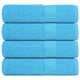 Toallas Vidaxl 4 ST 50x100 cm 360 g m² 100% Turquesa de algodón