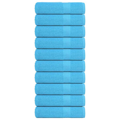 Vidaxl handdoeken 10 st 50x100 cm 360 g m² 100% katoen turquoise