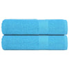 Vidaxl Asciugamani per doccia 2 ST 70x140 cm 360 g m² 100% di cotone turchese