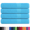 Vidaxl handdoeken frogn 4 st 100x200 cm 360 g m² turquoise