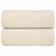 Toallitas invitadas de Vidaxl 2 pcs 30x50 cm 360 g m² 100% de crema de algodón