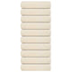 Toallas Vidaxl 10 st 50x100 cm 360 g m² 100% de crema de algodón
