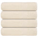 Vidaxl douchehanddoeken frogn 4 st 70x140 cm 360 g m² crème