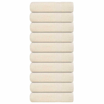 Toallas de baño Vidaxl 10 st 100x150cm 360 g m² 100% de color de algodón de color de algodón