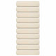Toallas de baño Vidaxl 10 st 100x150cm 360 g m² 100% de color de algodón de color de algodón