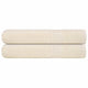 Toallas de sauna Vidaxl 2 st 80x200 cm 360 g m² 100% de crema de algodón