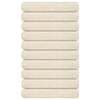 Toallas Vidaxl 10 pc 100x200 cm 360 g m² 100% de crema de algodón