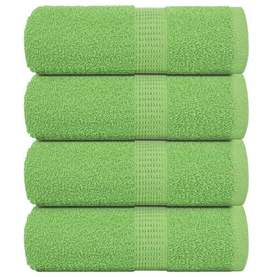 VIDAXL SALPES SAPAGGIO 4 ST 30x30 cm 360 g m² 100% Greenla di mela in cotone