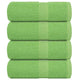 Toallitas de jabón Vidaxl 4 ST 30x30 cm 360 g m² 100% de manzana de algodón verde