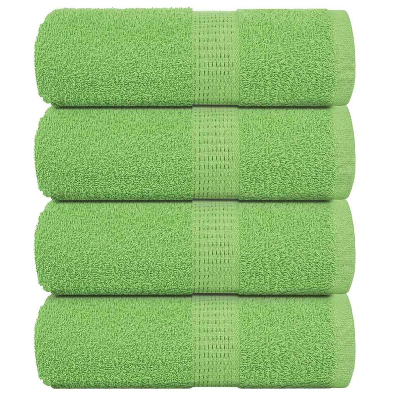 VIDAXL SALPES SAPAGGIO 4 ST 30x30 cm 360 g m² 100% Greenla di mela in cotone