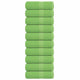 Toallitas de jabón Vidaxl 10 st 30x30 cm 360 g m² 100% de manzana de algodón verde