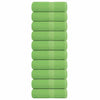 VIDAXL SALOPE SAPAGGIO 10 ST 30x30 cm 360 g m² 100% di mela di cotone verde