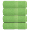 Toallitas invitadas de Vidaxl 4 PCS 360 g m² 360 g m² 100% de manzana de algodón verde