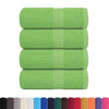 VIDAXL WIPES GUEST 4 pezzi 360 g m² 360 g m² 100% di mela di cotone verde