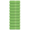 Vidaxl Guest Wipes 10 PCs 360 g m² 360 g m² 100% di mela di cotone verde