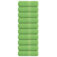 Toallitas invitadas de Vidaxl 10 PCS 360 g m² 360 g m² 100% de manzana de algodón verde