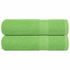 Asciugamani Vidaxl 2 ST 50x100 cm 360 g m² 100% di mela di cotone verde