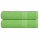 Vidaxl handdoeken frogn 2 st 50x100 cm 360 g m² appelgroen