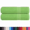 Vidaxl handdoeken frogn 2 st 50x100 cm 360 g m² appelgroen