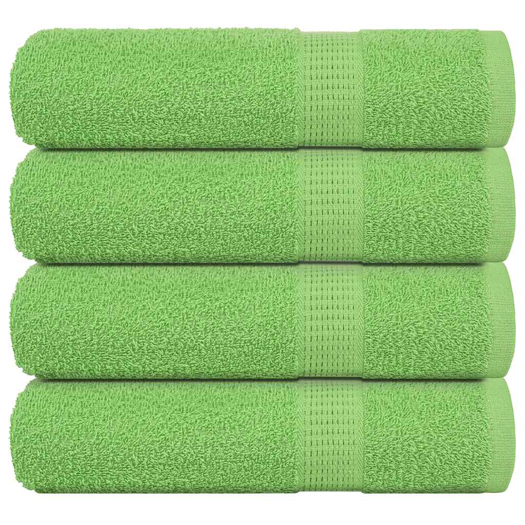 Vidaxl handdoeken frogn 4 st 50x100 cm 360 g m² appelgroen