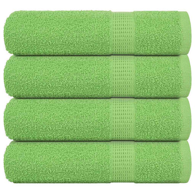 Vidaxl handdoeken frogn 4 st 50x100 cm 360 g m² appelgroen
