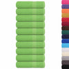 Asciugamani Vidaxl 10 ST 50x100 cm 360 g m² 100% di mela di cotone verde
