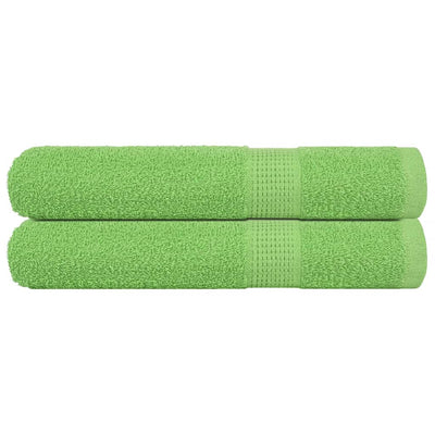 Vidaxl saunahanddoeken frogn 2 st 80x200 cm 360 g m² appelgroen