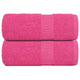 Toallitas de jabón Vidaxl 2 st 30x30 cm 360 g m² 100% rosa de algodón