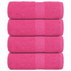 Toallitas de jabón de Vidaxl 4 ST 30x30 cm 360 g m² 100% de algodón rosa
