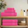 VIDAXL SALPA DI SPAINS 10 ST 30x30 cm 360 g m² 100% di cotone rosa