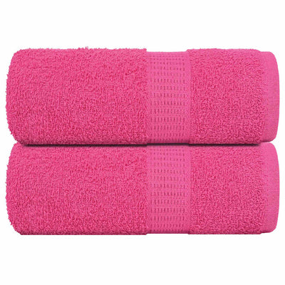 Vidaxl Guest Wipes 2 St 30x50 cm 360 g m² 100% di cotone rosa
