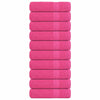 Asciugamani Vidaxl 10 ST 50x100 cm 360 g m² 100% di cotone rosa