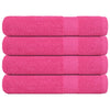 Toallas Vidaxl 4 ST 100x200 cm 360 g m² 100% rosa de algodón