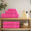 Toallas Vidaxl 4 ST 100x200 cm 360 g m² 100% rosa de algodón