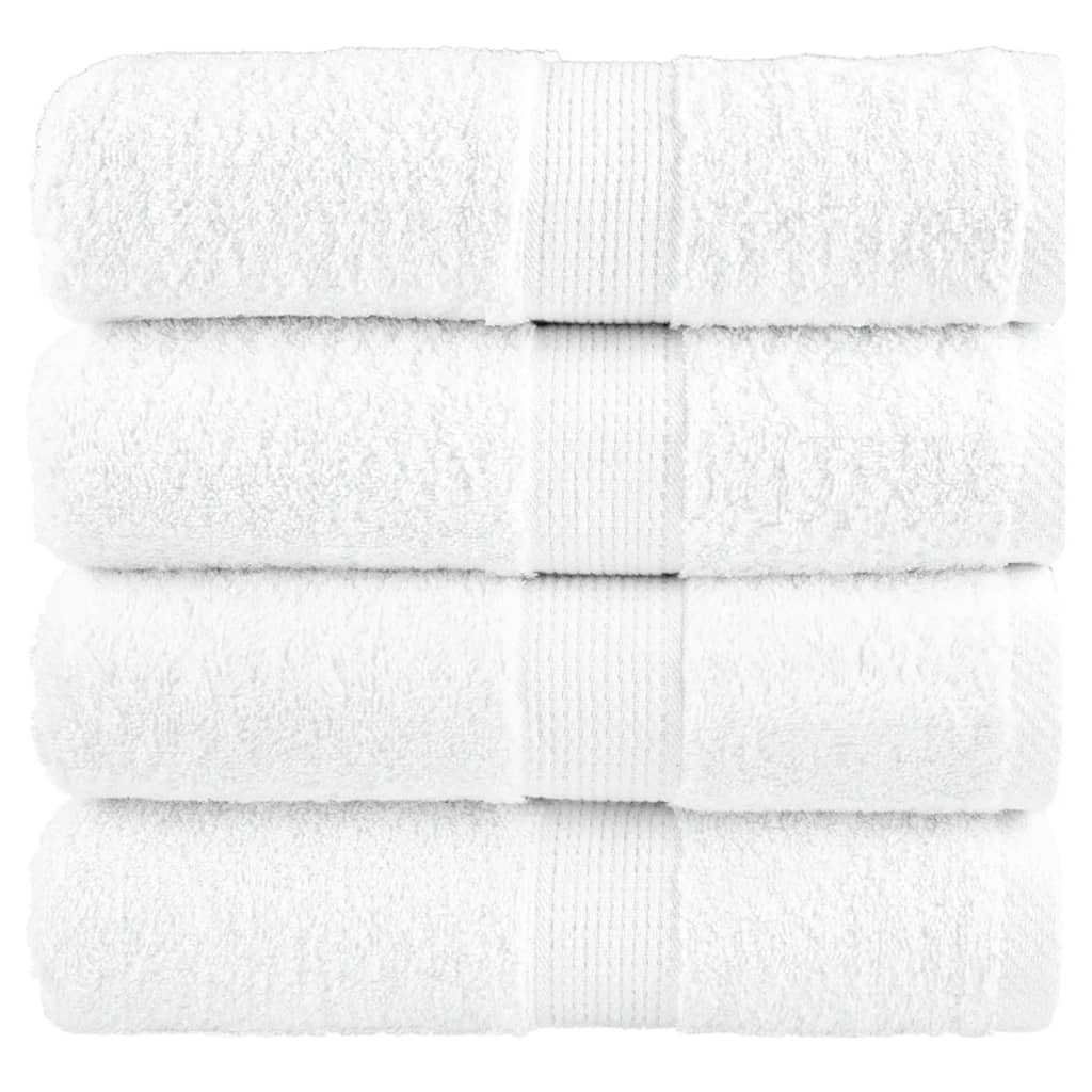 Vidaxl Guest Wipes Solund 4 pezzi 600 g m² 30x30 cm bianco