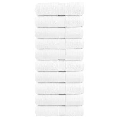 Vidaxl Guest Wipes Solund 10 pezzi 600 g m² 30x30 cm bianco