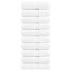 Vidaxl premium washandjes solund 10 stuks 30x30 cm 600 g m² wit