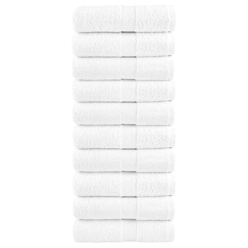 Vidaxl gastendoekjes solund 10 st 600 g m² 30x50 cm wit