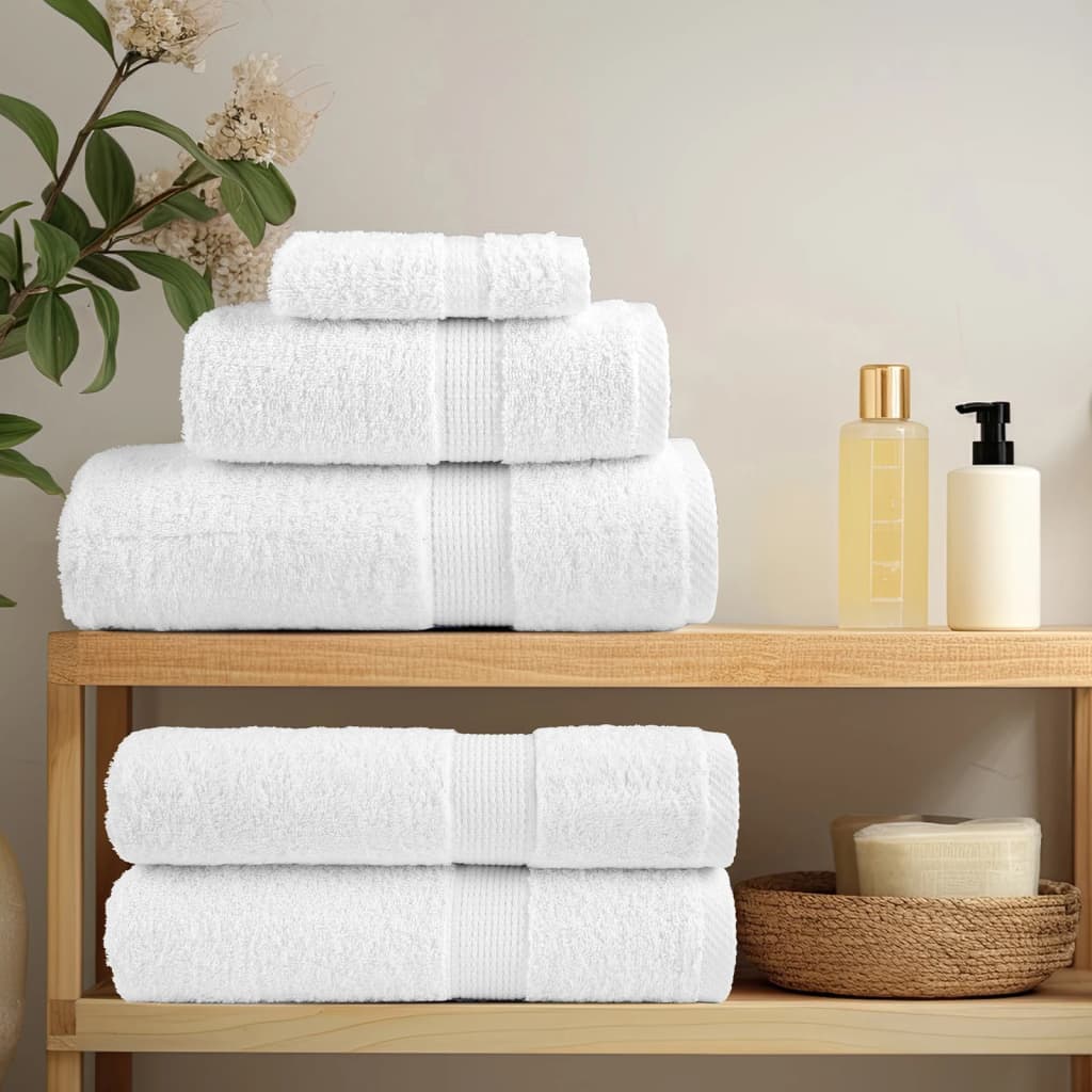 VidaXL toallas para invitados solund 10 uds 600 g m² 30x50 cm blanco
