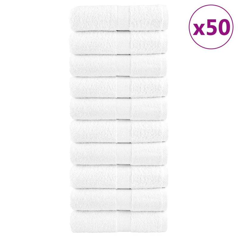 Vidaxl Guest Wipes Solund 50 pezzi 600 g m² 30x50 cm bianco