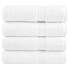 Toallas de baño Vidaxl Solund 4 PCS 600 g m² 100x150 cm blanco