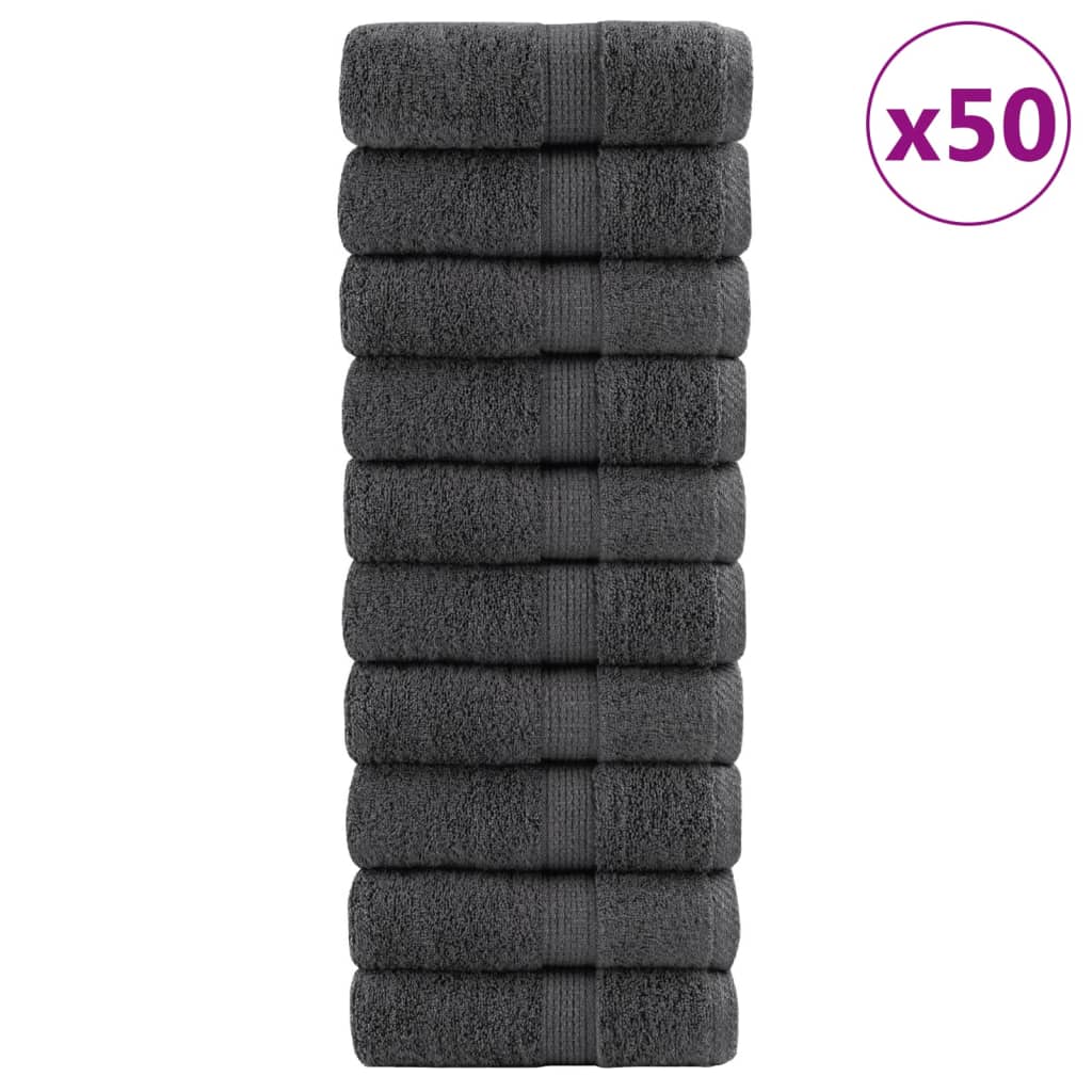Vidaxx Salviette solund 50 pz 600 g m² 15x21 cm antracite