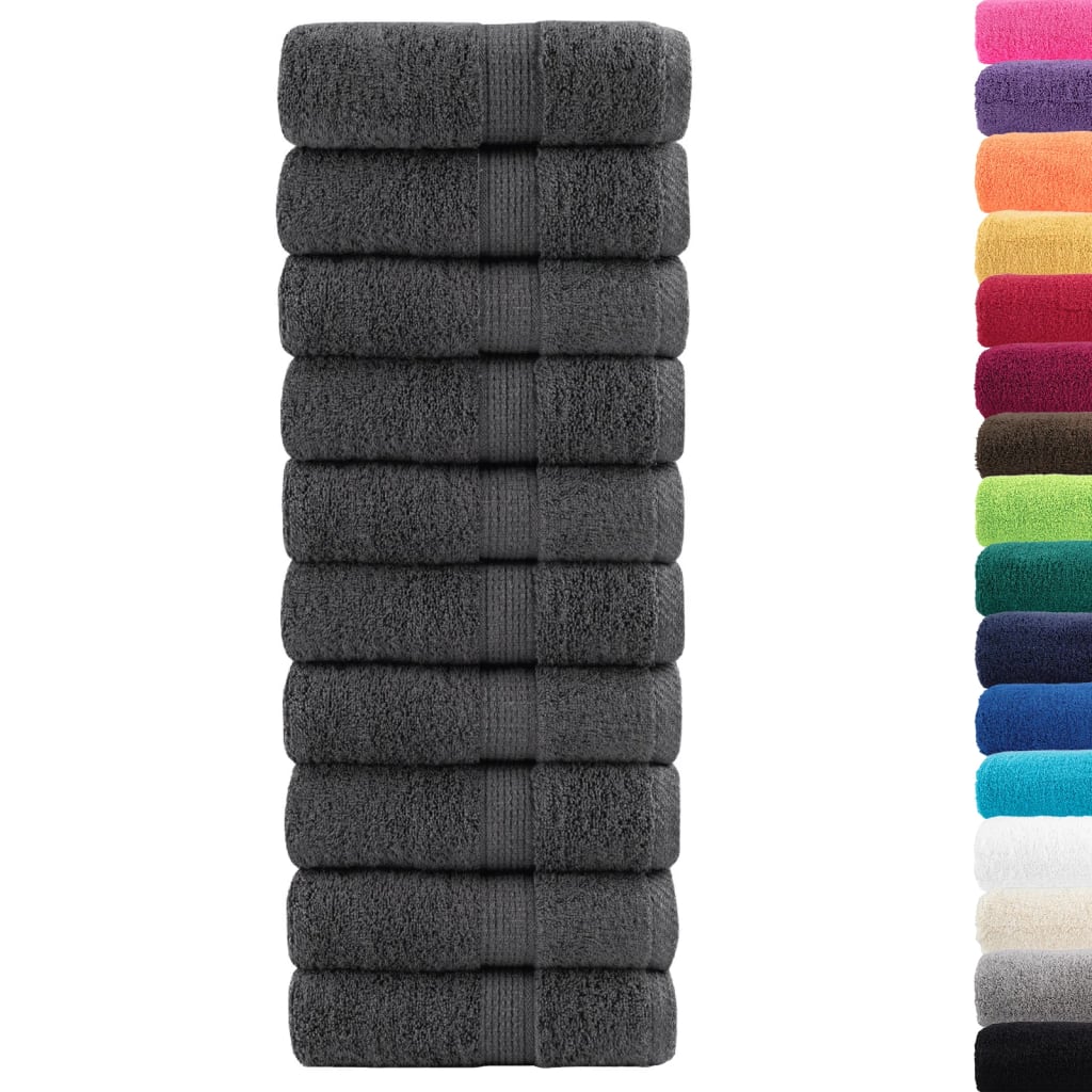 Vidaxx Salviette solund 50 pz 600 g m² 15x21 cm antracite