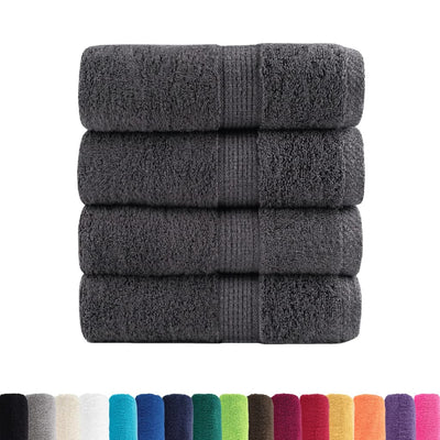 Vidaxl Guest Wipes Solund 4 pezzi 600 g m² 30x50 cm Colore antracite