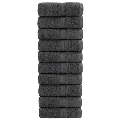 Vidaxl Guest Wipes Solund 10 pezzi 600 g m² 30x50 cm Antracite
