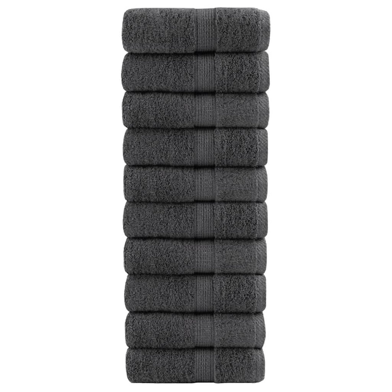Vidaxl gastendoekjes solund 10 st 600 g m² 30x50 cm antraciet