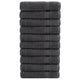 Asciugamani vidaxl solund 10 pezzi 600 g m² 50x100 cm Colore antracite