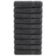 Asciugamani vidaxl solund 10 pezzi 600 g m² 100x150 cm Colore antracite