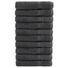 Vidaxl asciugamani solund 10 pezzi 600 g m² 100x200 cm Colore antracite