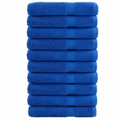 Asciugamani vidaxl solund 10 pezzi 600 g m² 100x200 cm blu